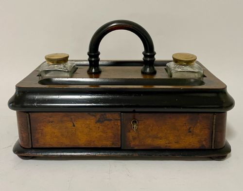 fig 1. Victorian Walnut Desk Stand