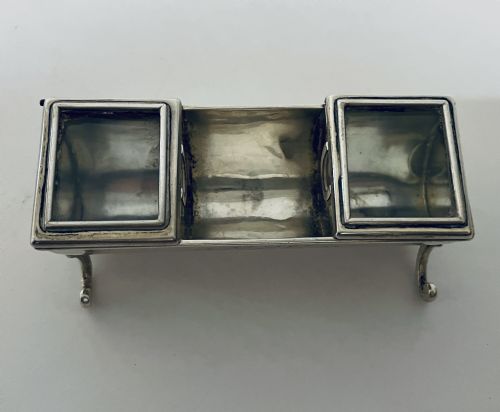 VICTORIAN SILVER DOUBLE STAMP TROUGH BOX - ADDITIONAL PHOTO 8