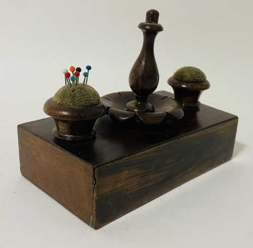 fig 1. Antique Rosewood Sewing Companion