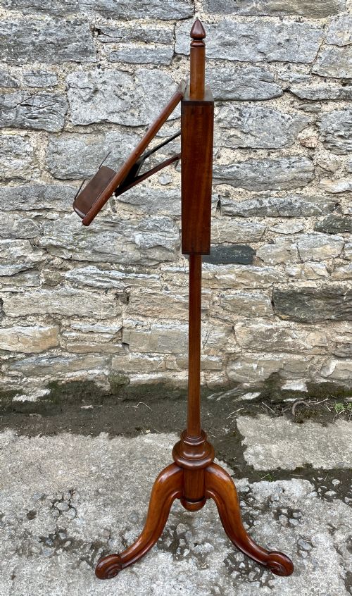 fig 2. Victorian Mahogany Adjustable Music Stand