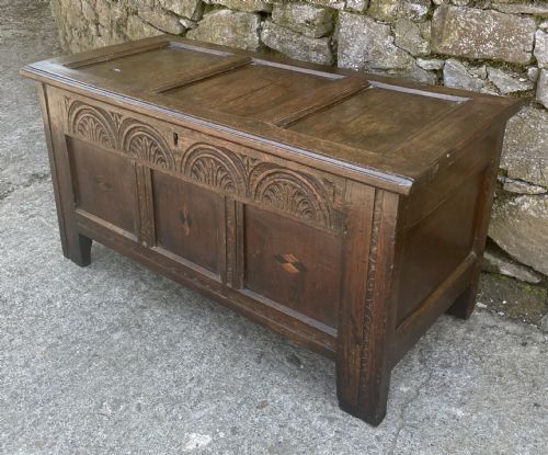 fig 2. 18th Century Oak Coffer