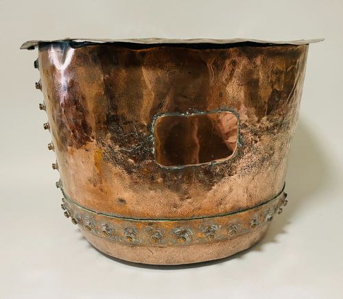 fig 1. Victorian Copper Riveted Boiler