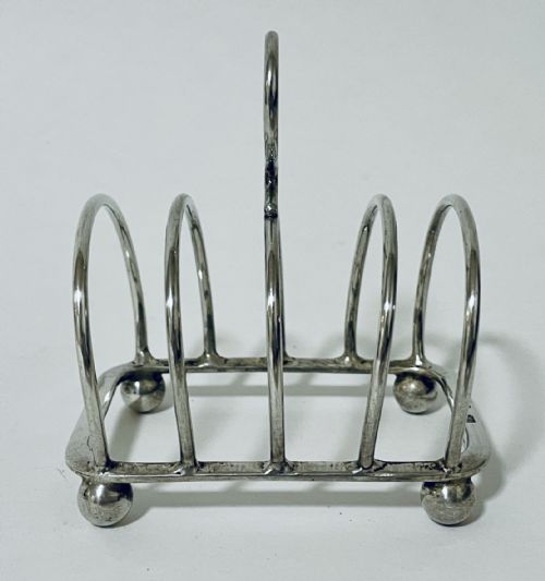 Antique Silver Toast Rack