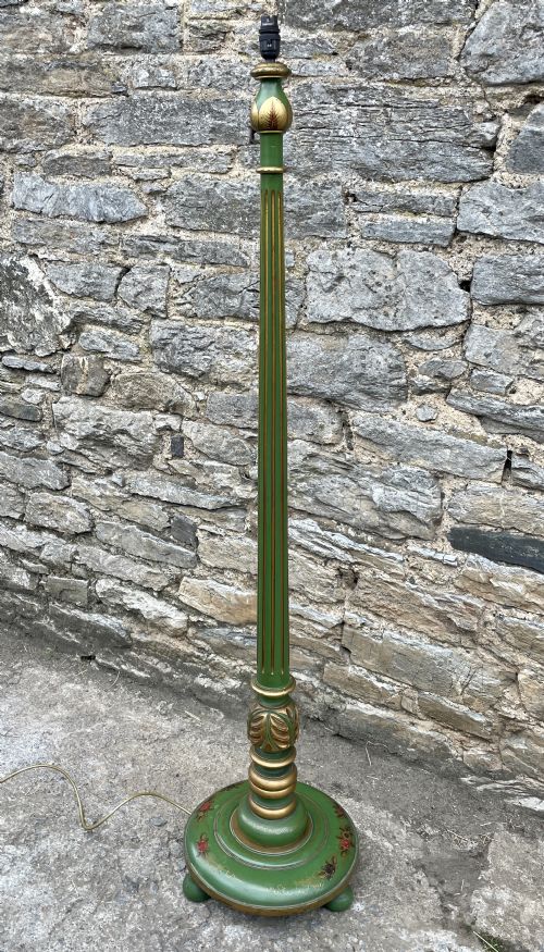 fig 1. Antique Chinoiserie Standard Lamp
