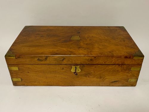 Victorian Walnut Writing Slope with Secret Drawers