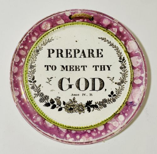 Antique Sunderland Lustre Plaque