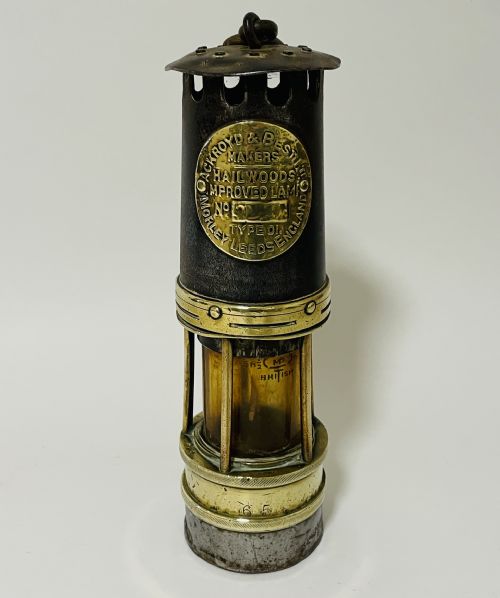 Original Antique Miners Lamp