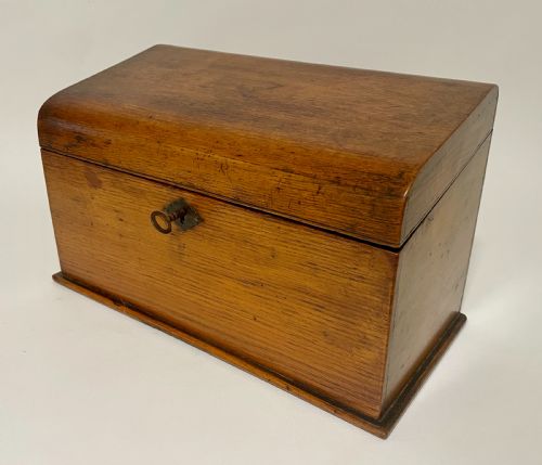 fig 1. Antique Oak Stationery Box