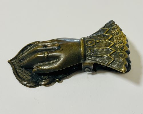 fig 1. Antique Brass Letter Clip