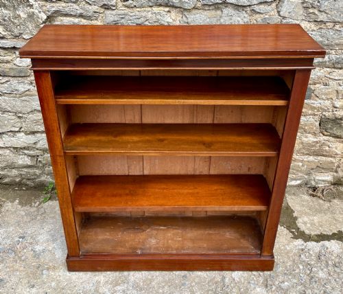 fig 1. Victorian Mahogany Open Bookcase