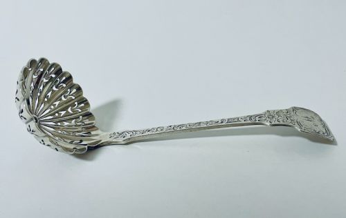 fig 1. Victorian Silver Sugar Sifter