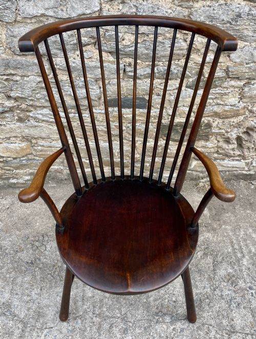 fig 1. Arts and Crafts Style Windsor Chair
