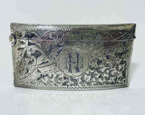 Antique Silver Card Case