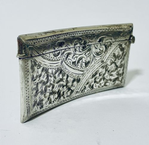 fig 2. Antique Silver Card Case