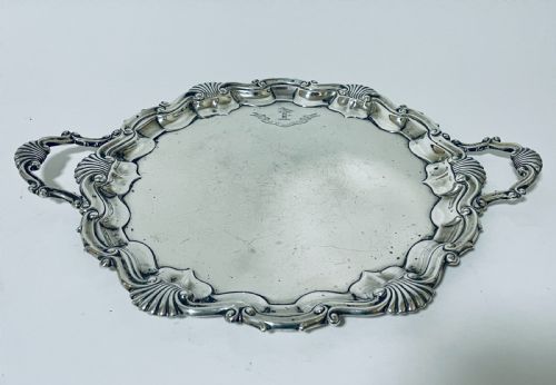 Antique Silver Salver