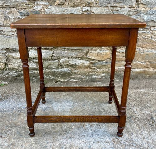 fig 1. Small Oak Side Table