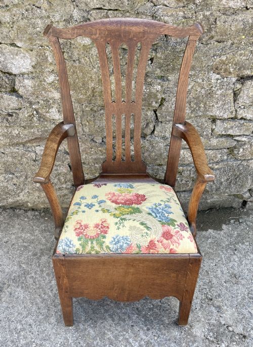 fig 1. Georgian Welsh Oak Armchair