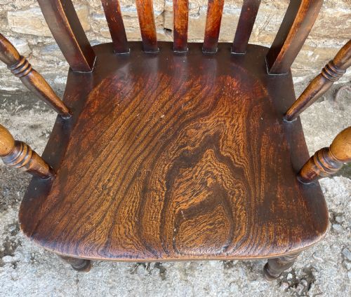 fig 2. Victorian Lathe Back Farmhouse Chair