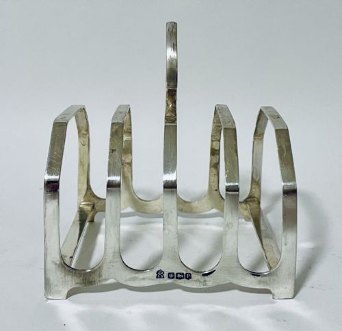 Antique Silver Toast Rack
