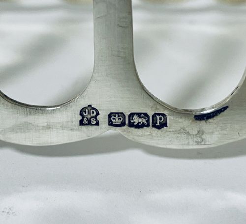 fig 1. Antique Silver Toast Rack