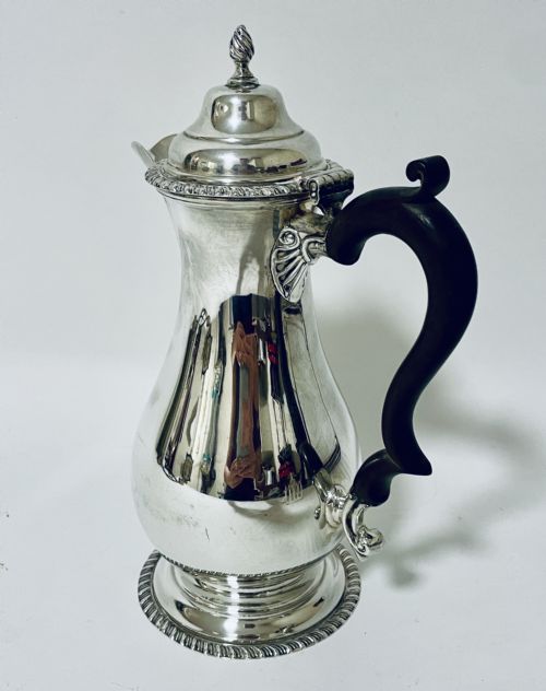 fig 1. Antique Silver Hot Water Jug