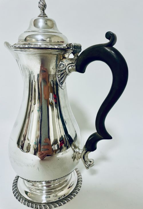 fig 2. Antique Silver Hot Water Jug
