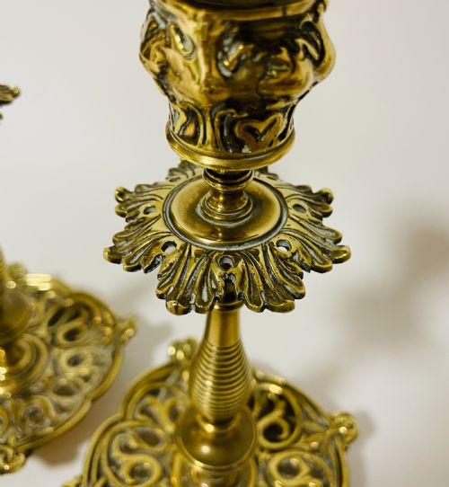 ANTIQUE INDIAN BRASS DESK SET - ADDITIONAL PHOTO 6