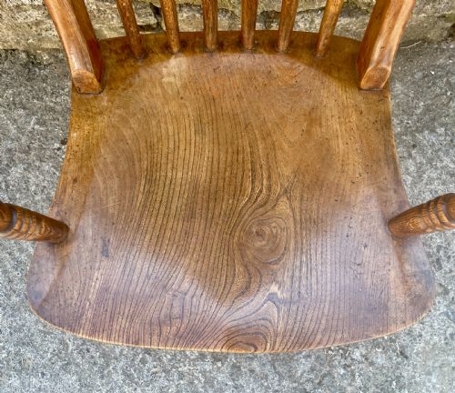 fig 2. Antique Stick Back Farmhouse Chair