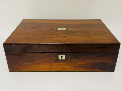fig 1. Victorian Rosewood Writing Slope