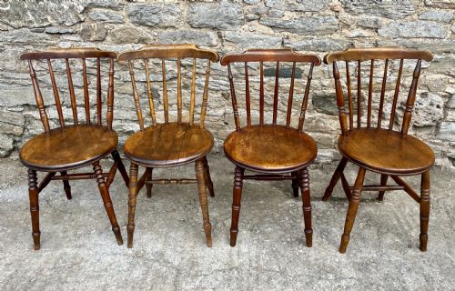 Harlequin Set of 4 Antique Penny Chairs