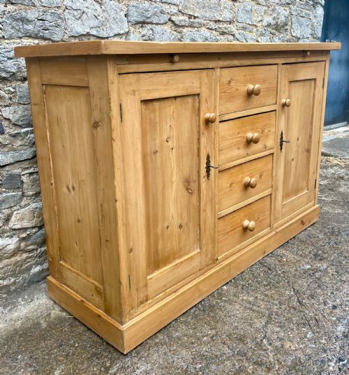 fig 2. Antique Pine Sideboard with Bread Board
