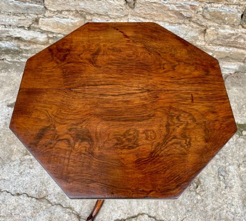 fig 2. Victorian Rosewood Octagonal Lamp Table