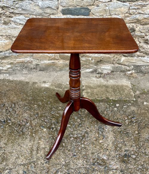 Regency Mahogany Tilt Top Wine Table
