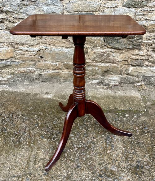 fig 1. Regency Mahogany Tilt Top Wine Table