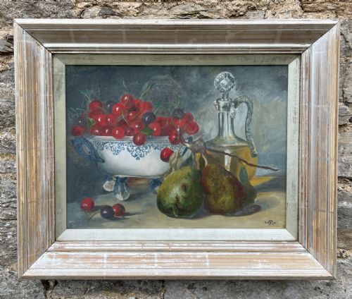 fig 1. Victorian Still Life Oil on Canvas