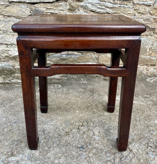fig 1. Antique Chinese Hardwood Padauk Table