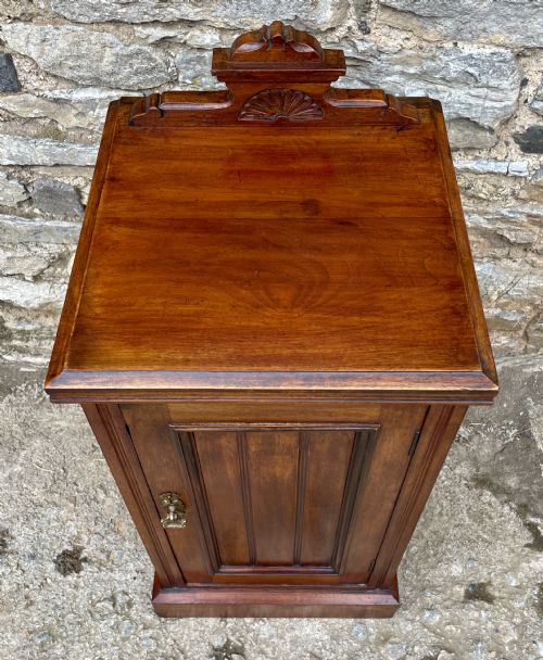 fig 2. Edwardian Mahogany Pot Cupboard