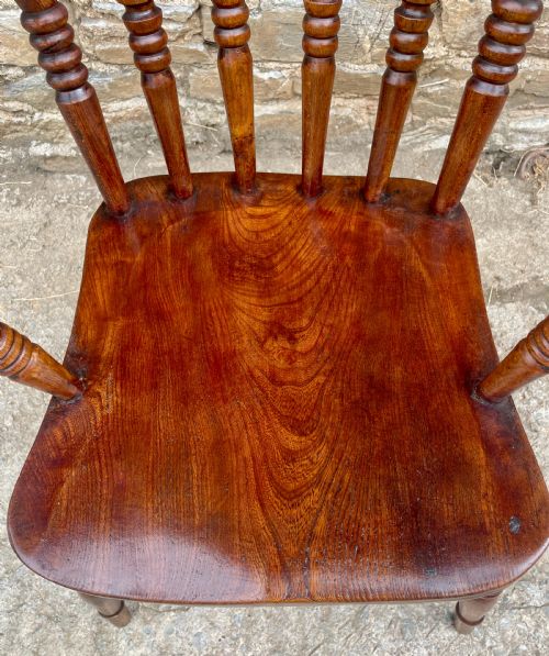 fig 2. Antique Stick Back Windsor Farmhouse Chair