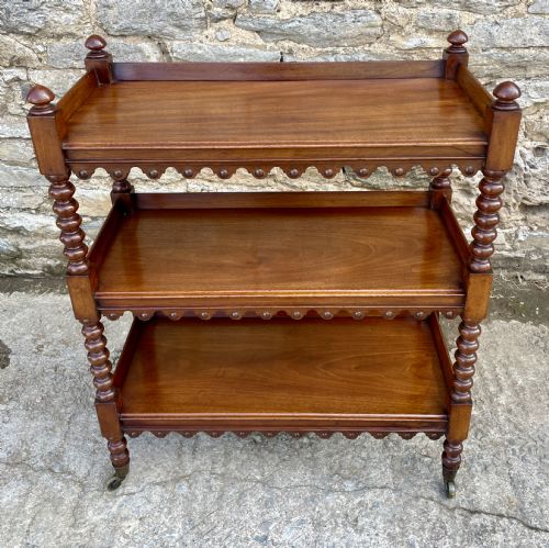fig 1. Victorian Mahogany Bobbin Turned Buffet