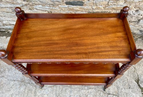 fig 2. Victorian Mahogany Bobbin Turned Buffet