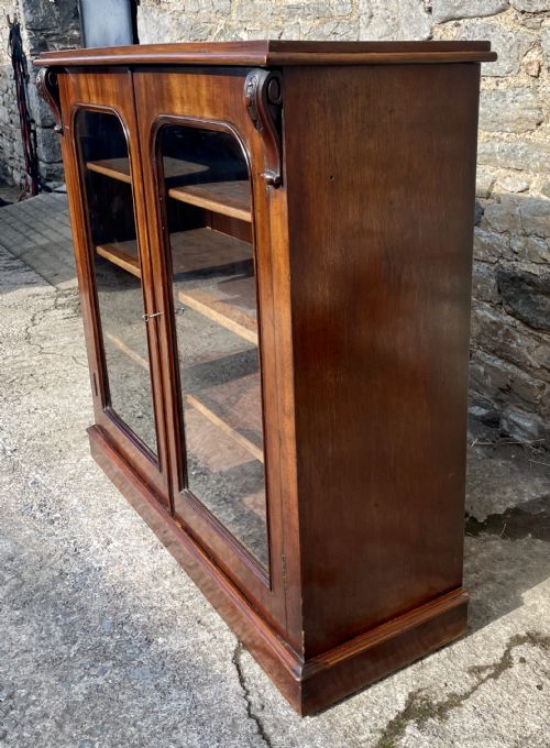 fig 2. Victorian Mahogany Glazed Bookcase