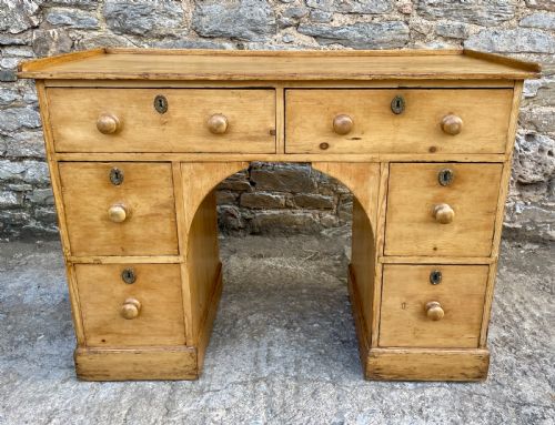 Antique Pine Writing Desk