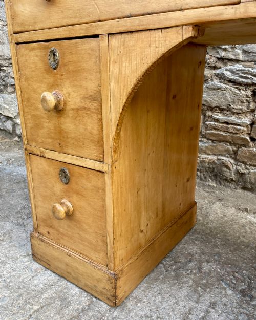 fig 1. Antique Pine Writing Desk