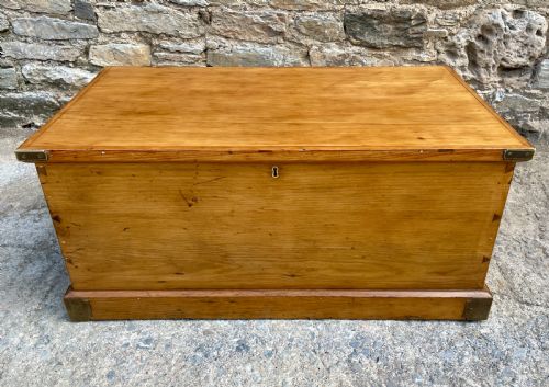 Antique Pine Blanket Box