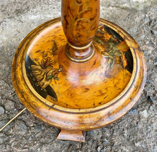 fig 1. Antique Chinoiserie Standard Lamp