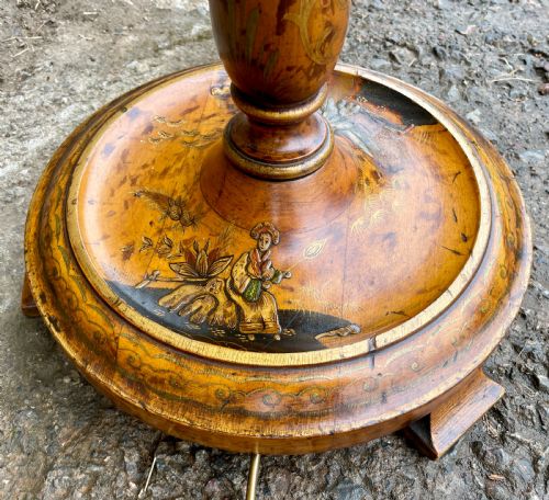 fig 2. Antique Chinoiserie Standard Lamp
