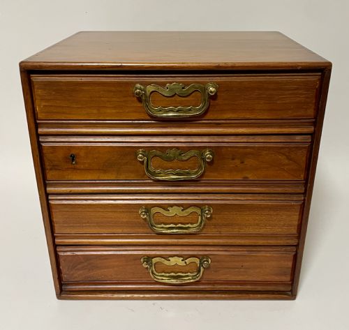 Antique Tabletop Filing Drawers