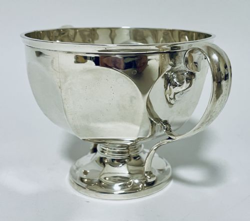 fig 1. Antique Silver Twin Handled Bowl