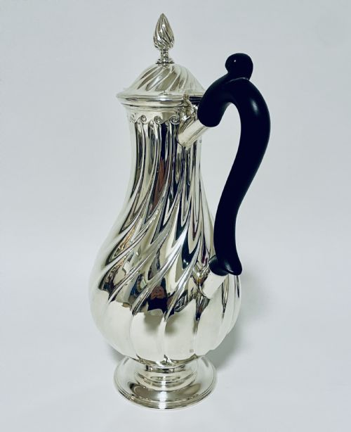 fig 1. Antique Silver Hot Water Jug