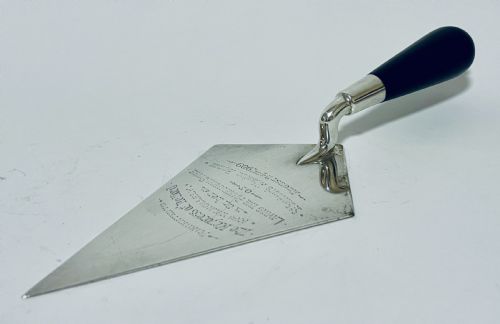 fig 1. Antique Silver Presentation Trowel